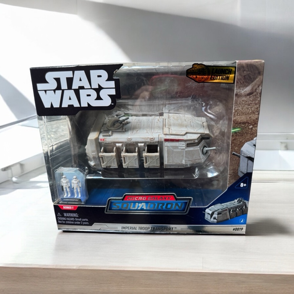 Star Wars Imperial Troop Transport Micro Galaxy Squadron Launch Edition 2 Troops